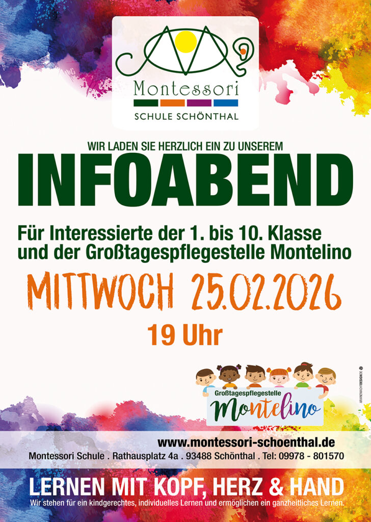 Montesori Schönthal Infoabend 25.Februar 2026